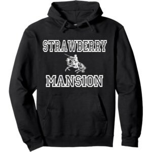 Strawberry Mansion Aesthetic Pullover Hoodie