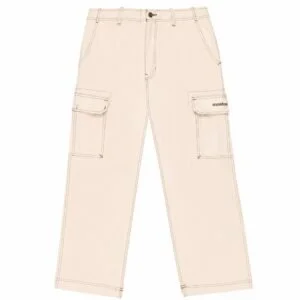 Canvas Cargo Pant - Natural streetwear cargo pants by Strawberry Clothing USA in premium durable cotton canvas fabric