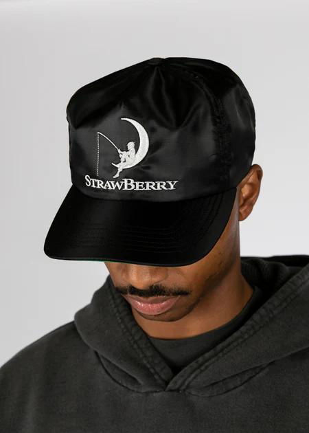 Dream Satin Snapback Black