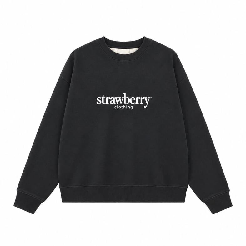 Heather Black Heavy Crewneck Heather Black Heavy Crewneck